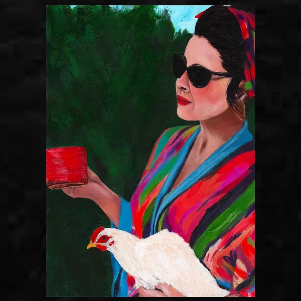 8x10 Signed fine art print titled Eggs and Coffee